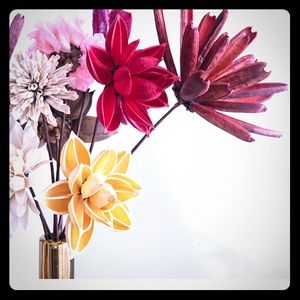 Hand Made Dried Art Flowers Floral Decors
